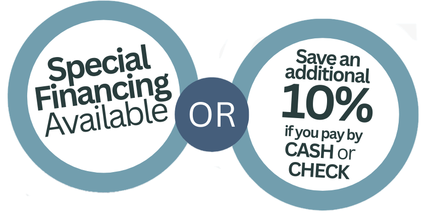 Extra 10% off or Special Financing